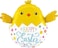 24" Easter Egg Chick Foil Balloon