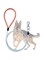 Heavy Duty Dog Leash, Chew Proof Metal Leash for Large Dogs (Up to 250lbs), 5ft WireRope Dog Leash with Soft Silicone Grip,Transparent