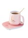 USB Electric Heated Coaster Pink 11.46x7.91x4.84inch