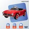 Classic BMW 507 Roadster Electric Ride-On Car for Kids - Red