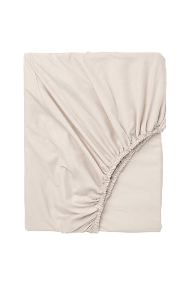 Fitted Sheet 140x200 cm &acirc;&euro;&ldquo; 100% Cotton, Soft, Durable, Elastic Fit, 152 Thread Count