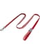 Doco Dcv2072S Vario Easy Snap Bungee Reflective Leash, Small, Red