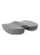Foam Seat Cushion Grey 45x35x7centimeter