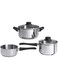 ProTuning ANNONS 5-Piece cookware Set Glass Stainless Steel