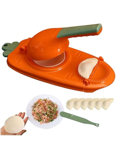 Gulf Goods&reg; 2 in 1 Dumpling Maker, Manual Dumpling Maker Mould With Free Stuffing Spoon for Easy Dumpling Making, kitchen accessories