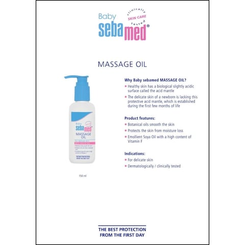 Sebamed Soothing Massage Oil 150ml