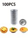 Pcs Aluminum Foil Mini Pans, Great for Baking Tarts, Quiche, Pudding, etc.