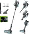 Oraimo Cordless Vacuum Cleaner, Upgrade Stick Vacuum OSV-102B with Self-Standing, Cordless Vacuum Cleaner for Home Pet Hair Carpet Hardwood Floor, Battery Vacuum Cleaner