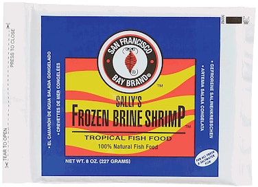 San Fransisco Bay Brand Brine Shrimp Frozen Flat 8 Oz 227g