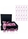 SYOSI Mini Jewelry Organizer, 10pcs Pink Candy Shaped Jewelry Box Ring Organizer with Lid, Plastic Candy Container Lovely Display Case DIY Jewelry Accessories for Wedding Party Travel Containers