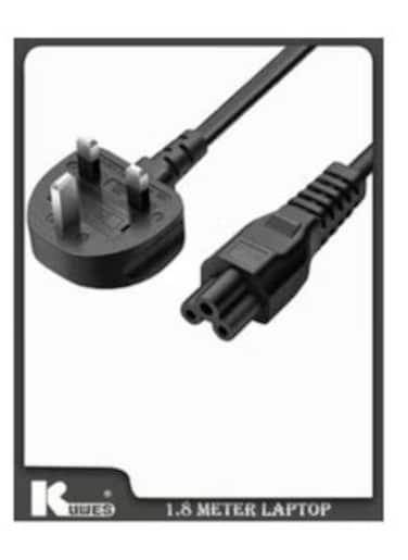 Standard UK Laptop Power Cable 3 Pin Female Socket Extension Power Cord Cable For Laptop Printer (1.8M)