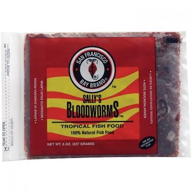 San Fransisco Bay Brand Bloodworm Frozen Flat  8Oz/227g