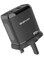 شاحن حائط جيزمو ثنائي المنفذ بتقنية QC3.0 + PD 20W، يدعم الشحن السريع PD 20W، منفذ USB-A و USB Type-C لتوصيل الطاقة السريع، أسود/برتقالي
