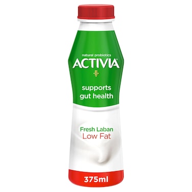 Activia Low Fat Fresh Laban, 375ml