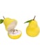 Empty Yellow Pear Shaped jewelry Gift Box
