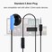 Ichiias Gaming Earphone, Gaming Headphone, Practical With Mic Fashionable 3.5mm Compatible With PS4 Controller Compatible With Playstation 4 Controller