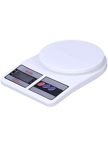 Dubai Gallery Digital Kitchen Scale White 25X19X5Centimeter AMZ-N37976906A