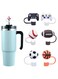 6Pcs Silicone Straw Caps - Dust-Proof Protectors for Stanley Cup 30 &amp; 40 Oz Tumblers