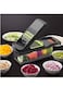 12-in-1 Vegetable Chopper &amp; Mandoline Slicer with 7 Stainless Steel Blades &acirc;&euro;&ldquo; Multi-Function Onion Cutter, Fruit Dicer &amp; Food Chopper with Storage Container