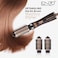 Enzo EN-743 Rotating Hot Air Volumizer 2-In-1 Hair Dryer And Styler With Ionic Technology, Ceramic Coating, Adjustable Heat Settings, And Multi-Directional Rotation - Intl Version