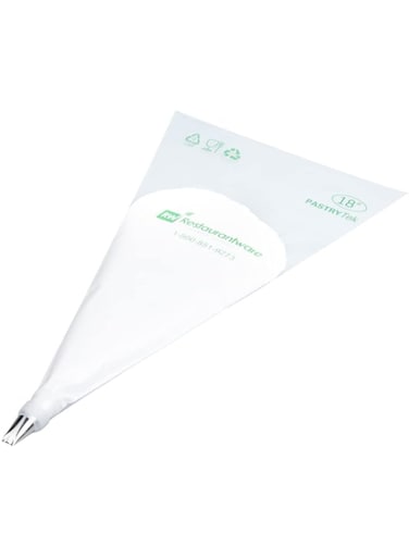 Cake Decorating Icing Tip, Cupcake Piping Tip - #101 Petal - Stainless Steel - 1ct - Restaurantware