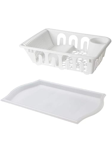 Ikea European Kitchen Dish Drainer Dish Washing Drying Rack With Water Tray
