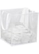 JCZD Storage &amp; Laundry Baskets, Sturdy Mesh Laundry Basket with Handles, Collapsible, Multifunctional, Ideal for Apartments, Dorms, RVs, Efficiently Organizes Laundry, Clothes (White-Single layer)