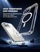 Muzz Magnetic Phone Case for iPhone 16 Pro Max - 2024, Clear, Drop Protection, Slim, Scratch-Resistant, Protective wireless charging case (IPhone 16 Pro max)