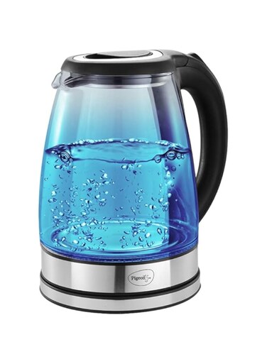 Pigeon By Stovekraft Crystal Glass Electric Kettle 1.8 Litre With Led Illumination, Heat Resistant Pyrex 1500 Watt, 14815