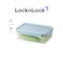 LocknLock Classic Plus Rectangle Food Container 2.8L &ndash; Mint, 4-Side Locking, Stackable &amp; Leakproof