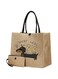 Aesthetic 2 Pack Canvas Tote Bag - with Makeup Zipper Pouch for Women Bag for Shopping, Gym, Travel, Vacation Beach Bag for Women, Straw Beach Tote Bag Jute Beach Bag