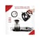 Specialty Coffee Pour Over Set - 1000W Electric Gooseneck Kettle (800ml) &amp; Glass Server (400ml)

