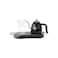 Specialty Coffee Pour Over Set - 1000W Electric Gooseneck Kettle (800ml) &amp; Glass Server (400ml)

