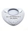 Shunle Pet Memorial Stone for Loss of Pet Gifts, Grave Marker with Photo Frame Slot Heart Shaped Angel Wings Pet Memorial Gifts, Garden Resin Dog Cat Ornament, Indoor Outdoor Grave Tombstone (Heart)
