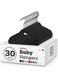 Baby Velvet Hangers - 30 Pack Black