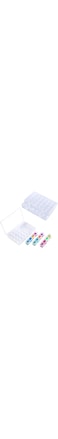 2 Pack 28 Grids Diamond Painting Box, Diamond Embroidery Box, Storage Case for Diamond Painting Rhinestone Accessories for DIY Craft, Diamond Painting Stones Dividers Box Organizer Jewellery Pearls
