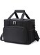 Large Lunch Bag Insulated Lunch Box Soft Cooler Cooling Tote for Adult Men Women Black 24 Can 15L
