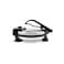 Electric Roti Maker, Non-Stick Flatbread Maker, Silver and Black, Temperature Control