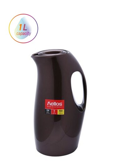 Vacuum Flask Metallic Cappuccino Silver 1Liters