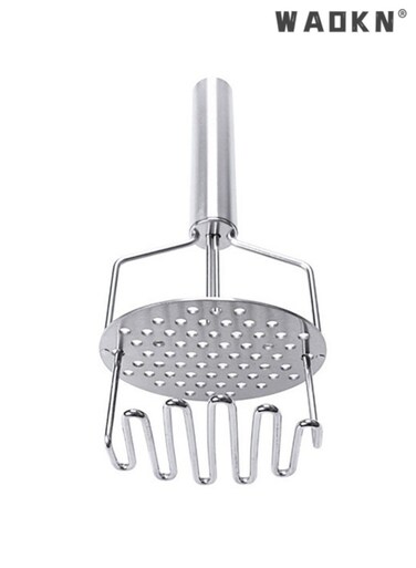Stainless Steel Dual Layer Mashing Tool,Premium Potato Ricer and Fruit Masher, Ideal for Smooth Mashed Potatoes and Vegetables, Easy to Clean and Use, Perfect for Home Kitchens