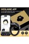 Smart Tasbih Counter Ring &ndash; Digital Zikr Ring w/ OLED Display, App, Magnetic Charging, 22mm