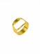Multi-Function Ring-Shaped Bottle Opener, Stainless Steel Beverage Opener, Portable &amp; Lightweight, Gold