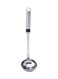 Eco Soup Ladle With Rubber Grip Silver