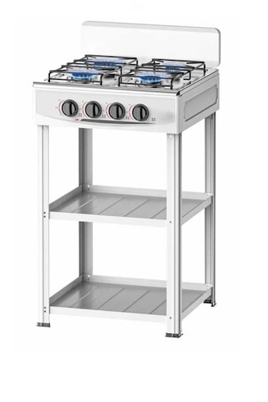 Stainless Steel 4 Burner Gas Hob Stove, Gas Hob High-Efficiency Cooktop with Safety Features