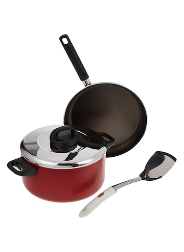 Prestige Classique 3 Pc Set + Prestige Stainless Steel Solid Turner