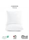 Bedding Throw Pillows Insert Cushion Filler Outer Cover HD Microfiber Filling 350 grams Ultra Soft Fiber Size 40x40cm , 16x16inch Cushion Inserts Home Decor White (Pack of 2)