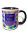 Balloons Happy 89th Birthday Two Tone Mug Black/White
