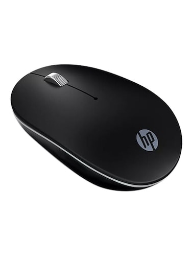 S1500 Wireless Mouse, Adjustable 1600 DPI Optical Sensor, 2.4GHz Wireless Connection Up To 10m Range, Up To 6 Months Battery Life, Multiple Automatic Sleep Function Black