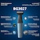 Philips Bodygroom BG3027/03   Showerproof Groin &amp; Body Trimmer   Body Shaver, 3-Length Combs   60min Cordless, Skin Protection, Ergonomic Grip