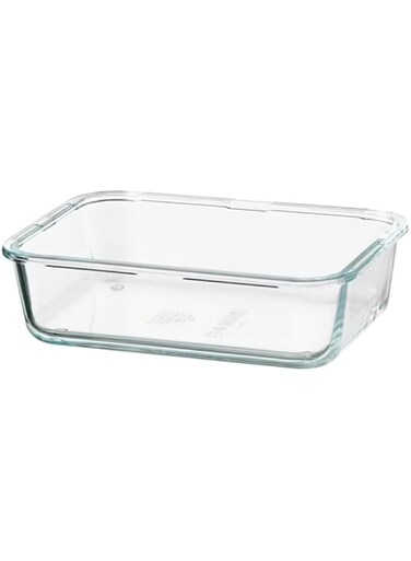 Food container, rectangular/glass1.0 l